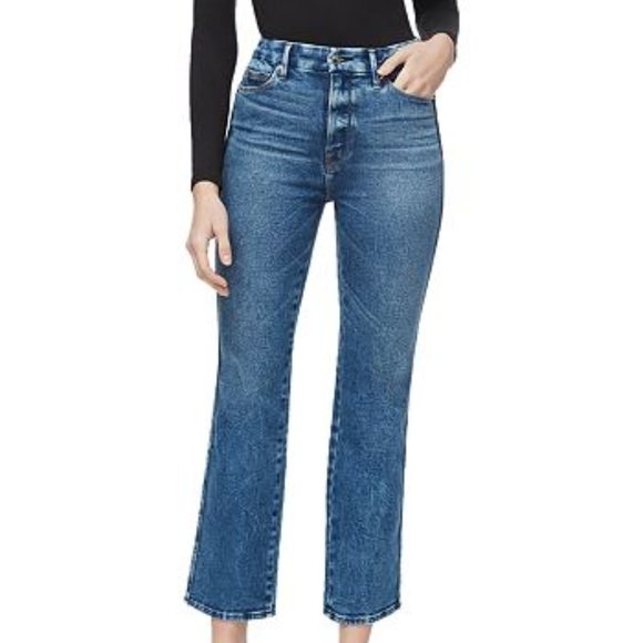 Good American Denim - Good American B286 Good Curve Straight Leg Jeans